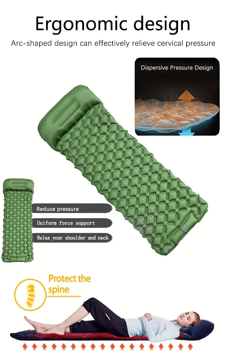 Ultralight Inflatable Camping Sleeping Pad